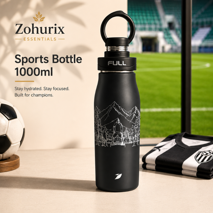 Football Water Bottle — KSA Champions Edition | زجاجة كرة القدم للأبطال
