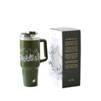 Arabic Calligraphy Coffee Tumbler — Desert Edition | كوب قهوة عربي تراثي