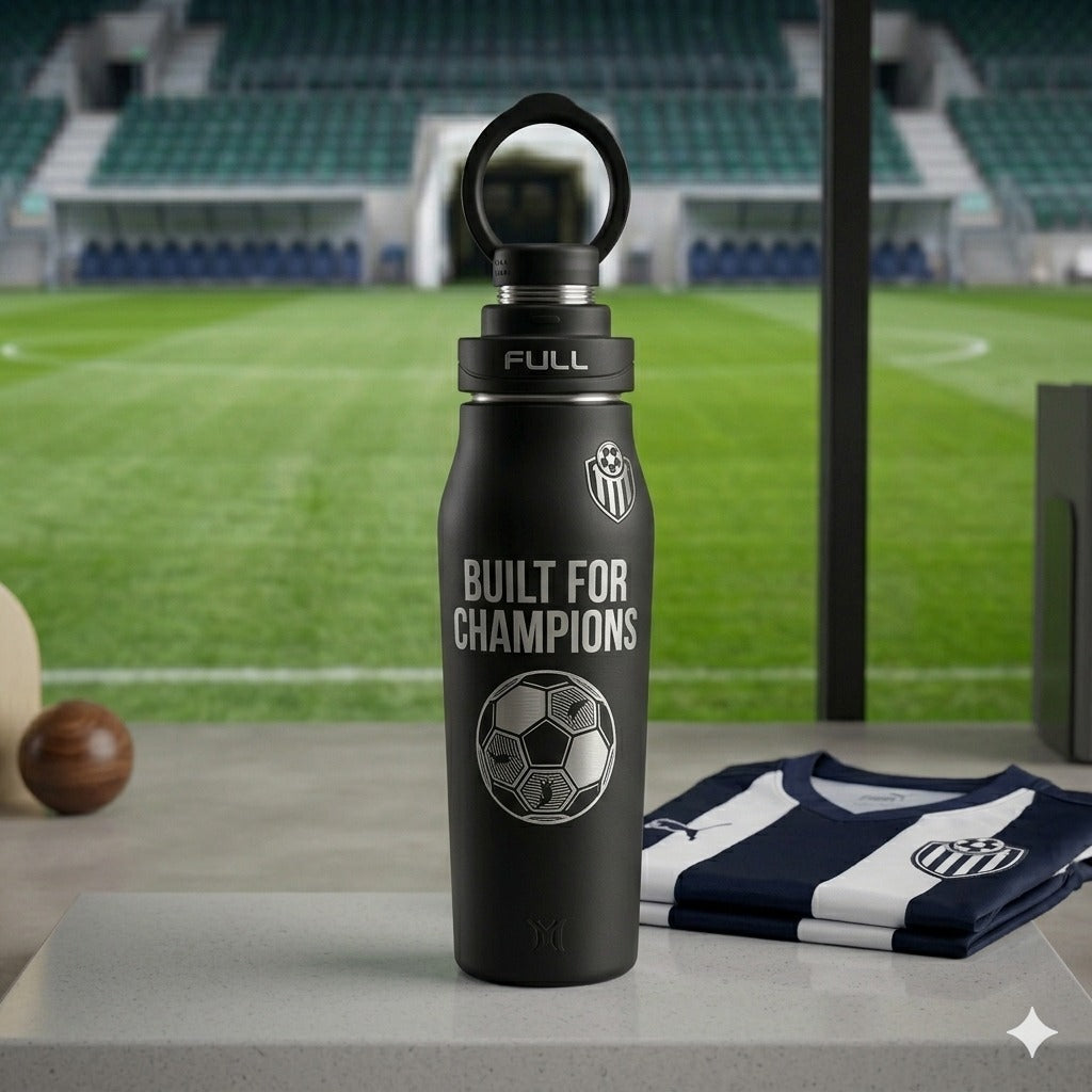 Football Water Bottle — KSA Champions Edition | زجاجة كرة القدم للأبطال
