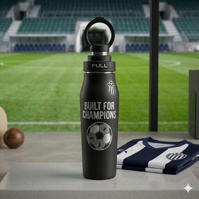Football Water Bottle — KSA Champions Edition | زجاجة كرة القدم للأبطال Main Image